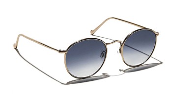 Lunettes Moscot ZEV TT SE SUN Gold - Navy Blue Gradient