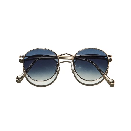 Lunettes Moscot ZEV TT SE SUN Gold - Navy Blue Gradient