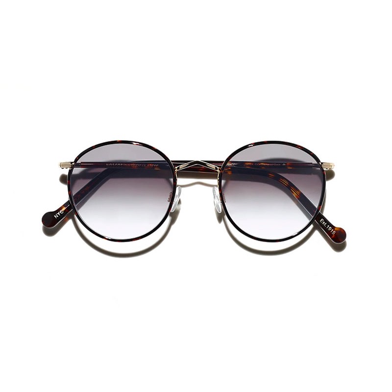 Lunettes Moscot ZEV SUN Tortoise - Grey Fade