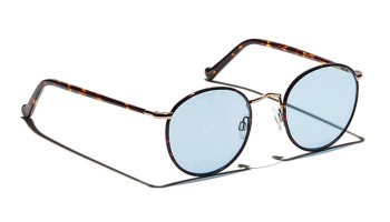 Lunettes Moscot ZEV SUN Tortoise - Blue Bel Air