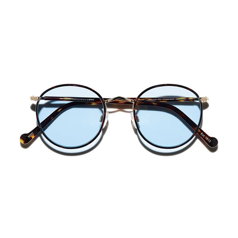 Lunettes Moscot ZEV SUN Tortoise - Blue Bel Air