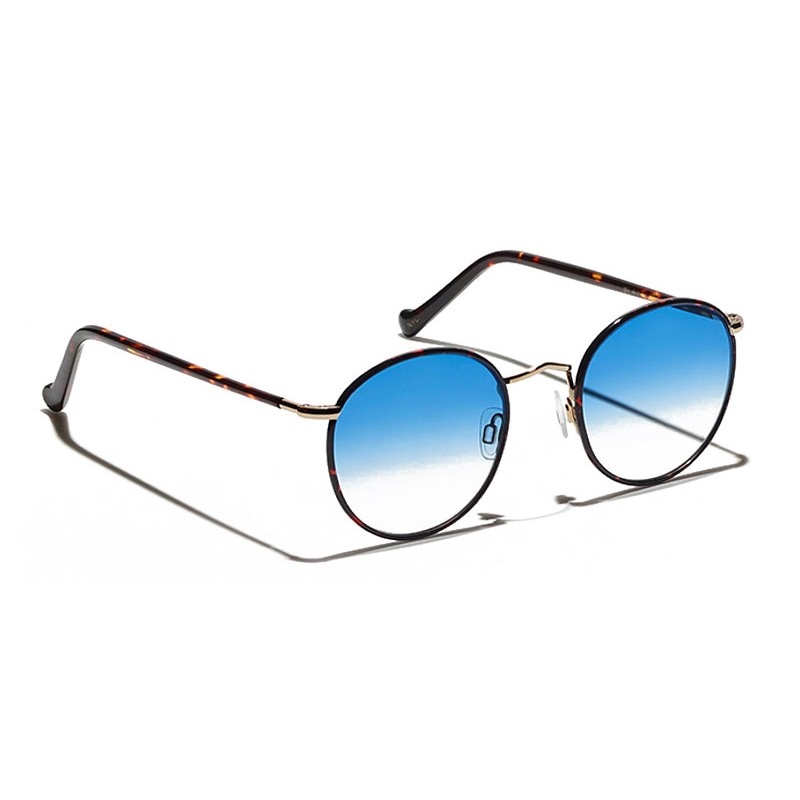 Moscot ZEV SUN Tortoise - Broadway Blue Fade