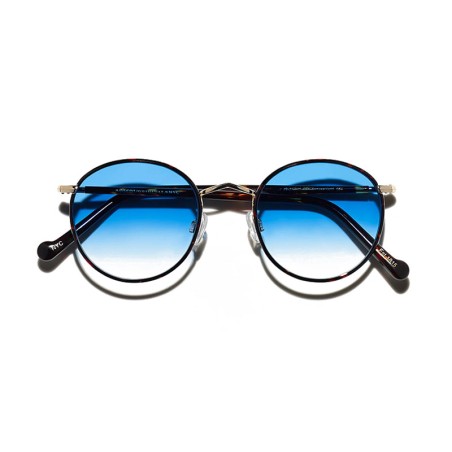 Moscot ZEV SUN Tortoise - Broadway Blue Fade