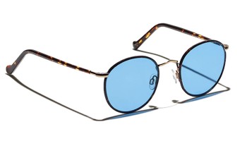 Lunettes Moscot ZEV SUN Tortoise - Celebrity Blue