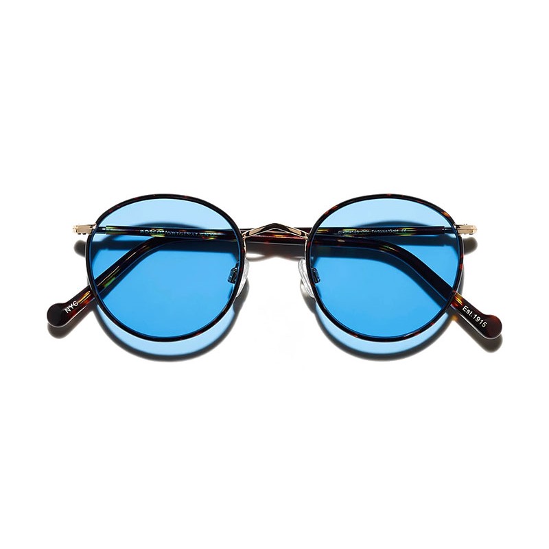 Moscot ZEV SUN Tortoise - Celebrity Blue