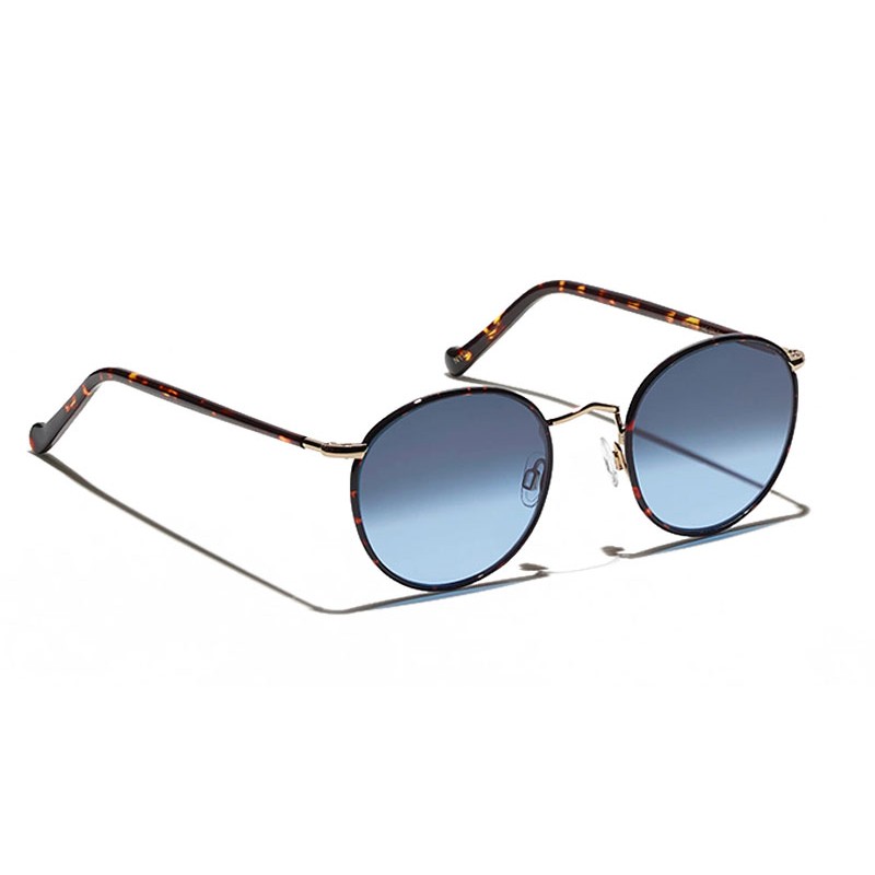 Lunettes Moscot ZEV SUN Tortoise - Denim Blue