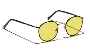 Lunettes Moscot ZEV SUN Tortoise - Yellow