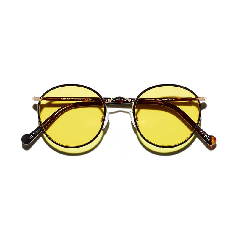 Lunettes Moscot ZEV SUN Tortoise - Yellow