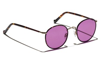 Lunettes Moscot ZEV SUN Tortoise - Purple