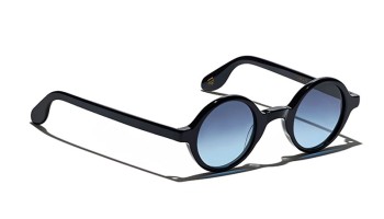 Lunettes Moscot ZOLMAN SUN Black - Blue Denim