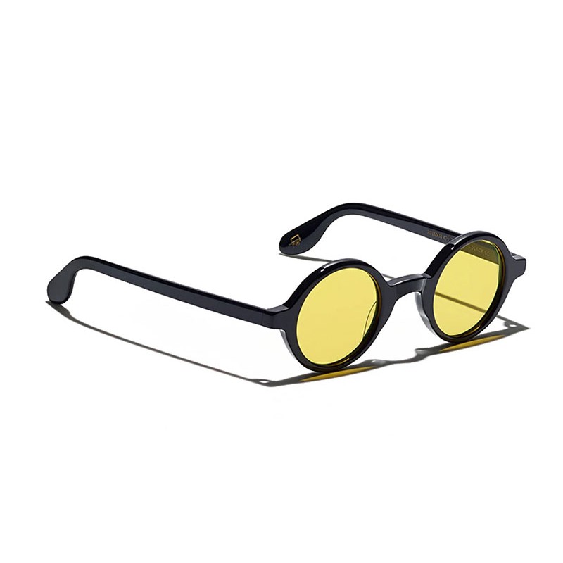 Lunettes Moscot ZOLMAN SUN Black - Mellow Yellow