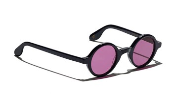 Lunettes Moscot ZOLMAN SUN Black - Purple