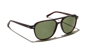 Lunettes Moscot BJORN SUN Burnt Tortoise - Green