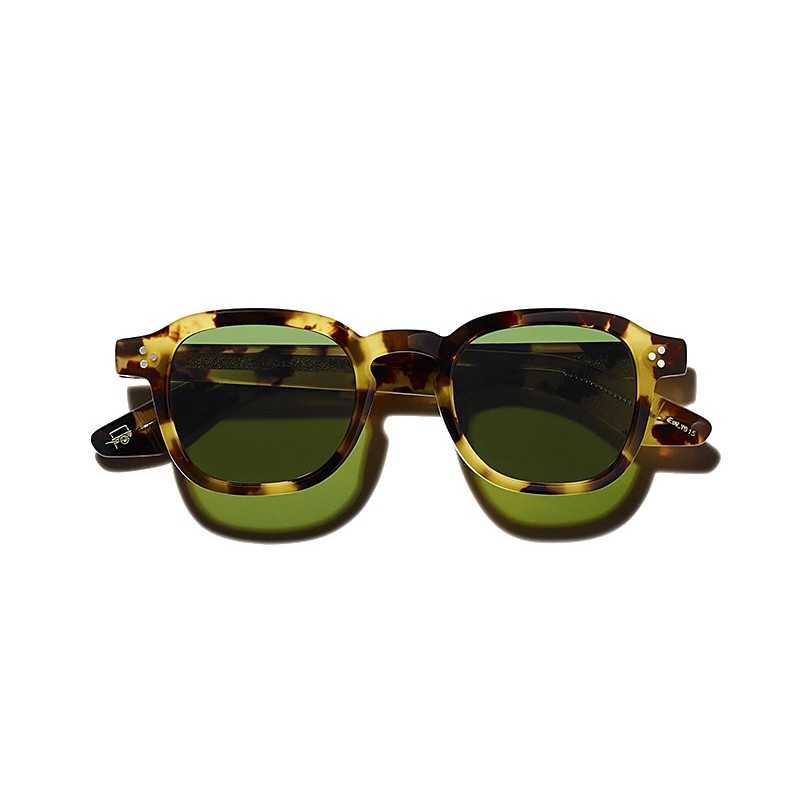 Lunettes Moscot MOMZA SUN Heritage Tortoise - Calibar Green