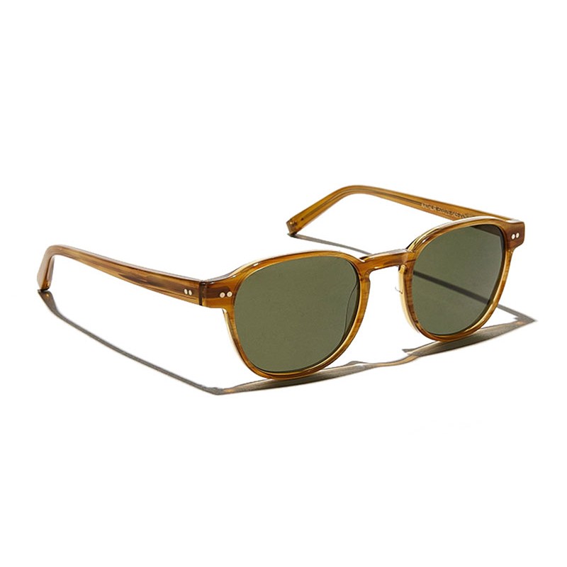 Lunettes Moscot ARTHUR SUN Blonde - Green