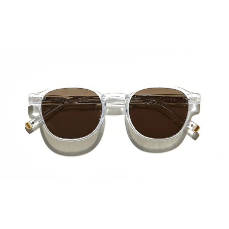 Lunettes Moscot ARTHUR SUN Crystal - Brown