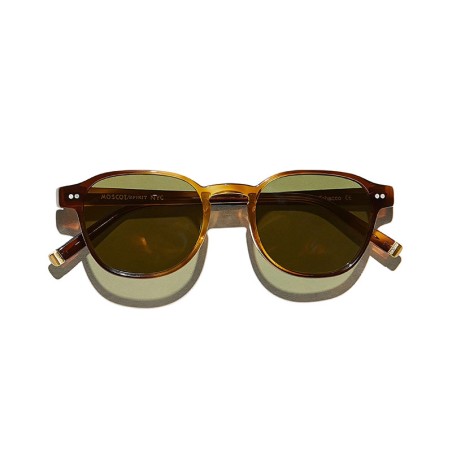 Lunettes Moscot ARTHUR SUN Tobacco - Green