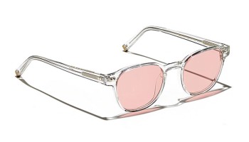 Lunettes Moscot ARTHUR PASTEL Crystal - New York Rose