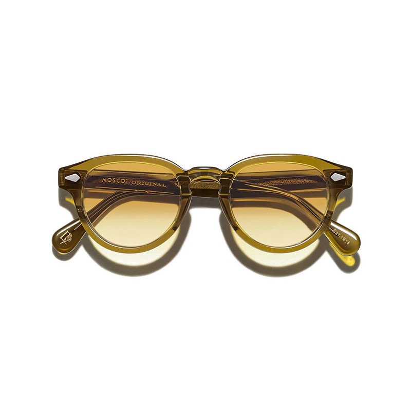 Lunettes Moscot MAYDELA SUN Olive Brown - Chestnut Fade