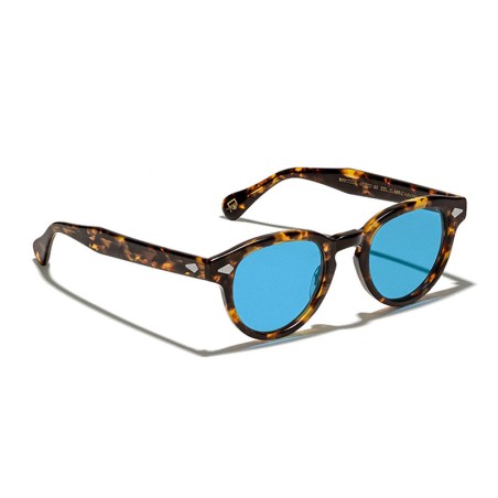 Lunettes Moscot MAYDELA SUN Classic Havana - Celebrity Blue