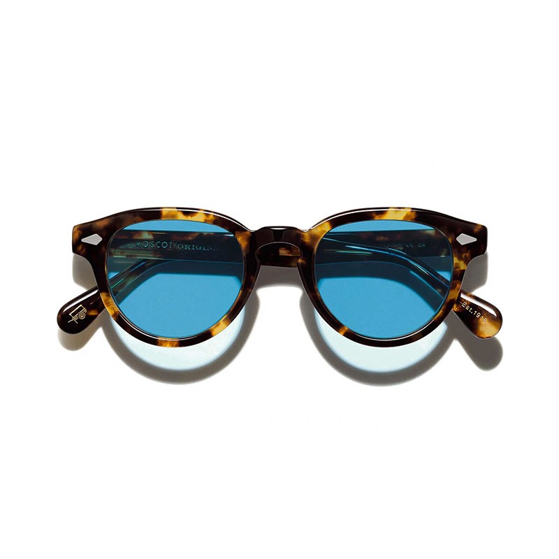 Lunettes Moscot MAYDELA SUN Classic Havana - Celebrity Blue