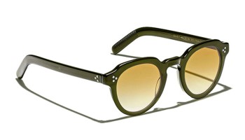 Lunettes Moscot GAVOLT SUN Dark Green - Chestnut Fade