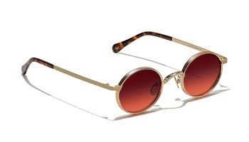 Lunettes Moscot MOYEL SUN Gold - Cabernet