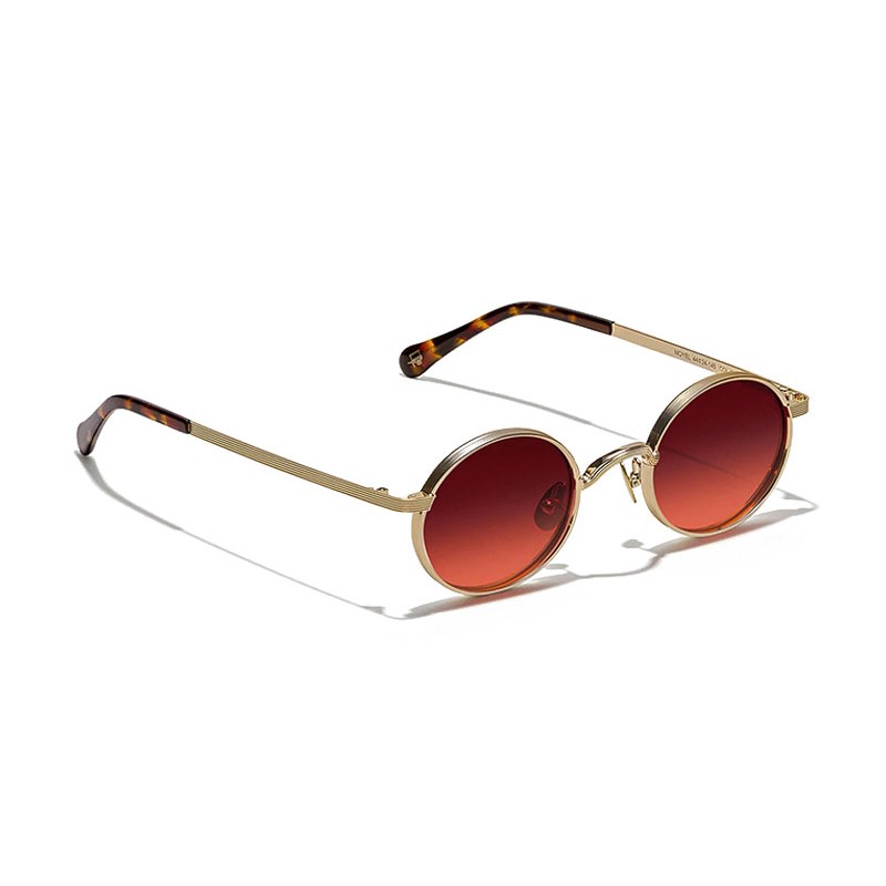 Lunettes Moscot MOYEL SUN Gold - Cabernet