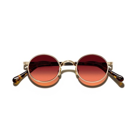 Lunettes Moscot MOYEL SUN Gold - Cabernet