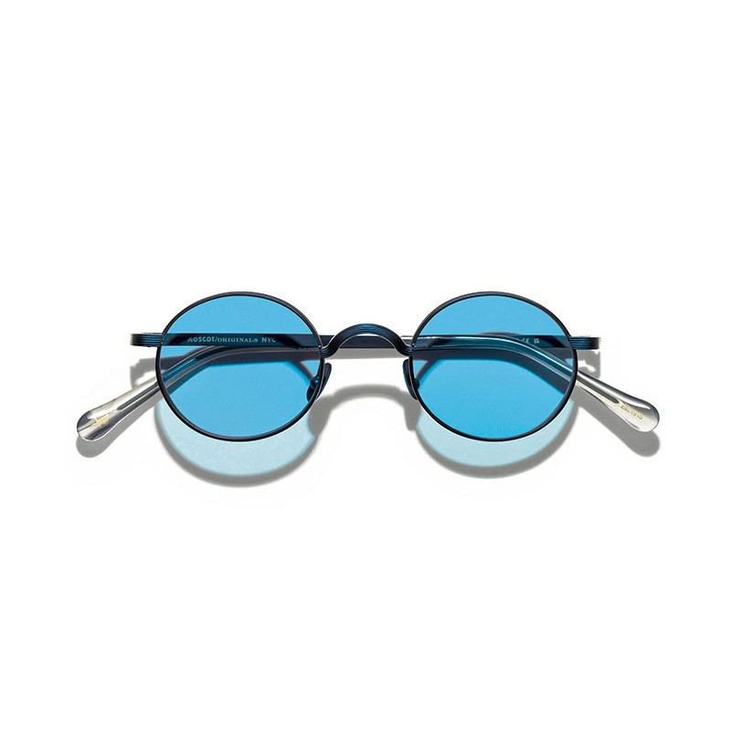 Lunettes Moscot MOYEL SUN Navy - Celebrity Blue