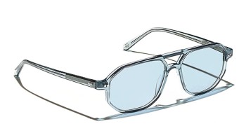 Lunettes Moscot GAZEEKTAL SUN Light Blue - Blue Bel Air