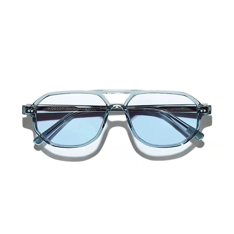 Lunettes Moscot GAZEEKTAL SUN Light Blue - Blue Bel Air