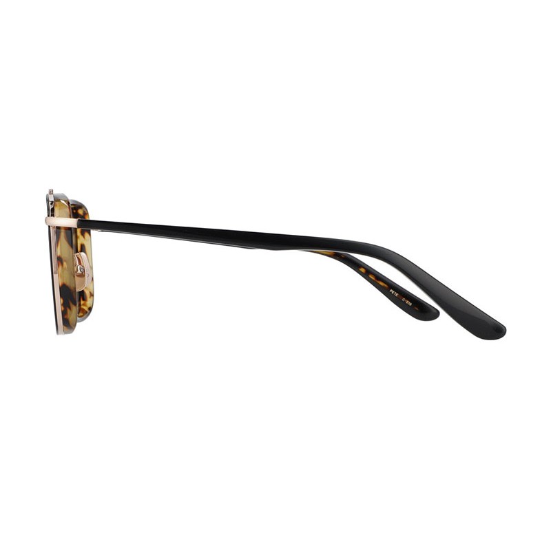 Lunettes de soleil Yellow Plus PETE #238 black havana/deep gold