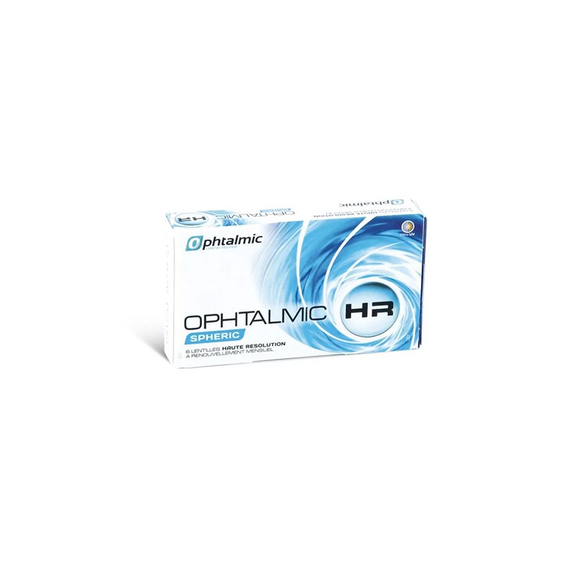 Ophtalmic Ophtalmic HR Sphéric x6 Boîte de 6 lentilles