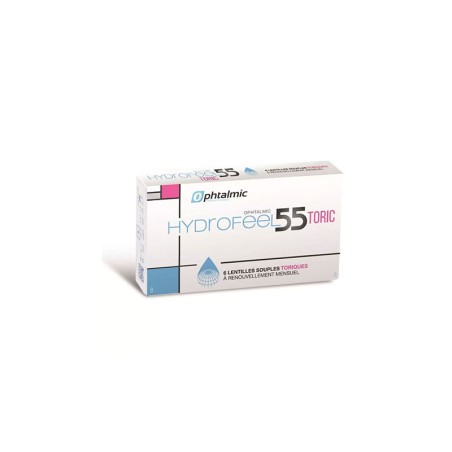 Ophtalmic Hydrofeel 55 Toric 6 lentilles