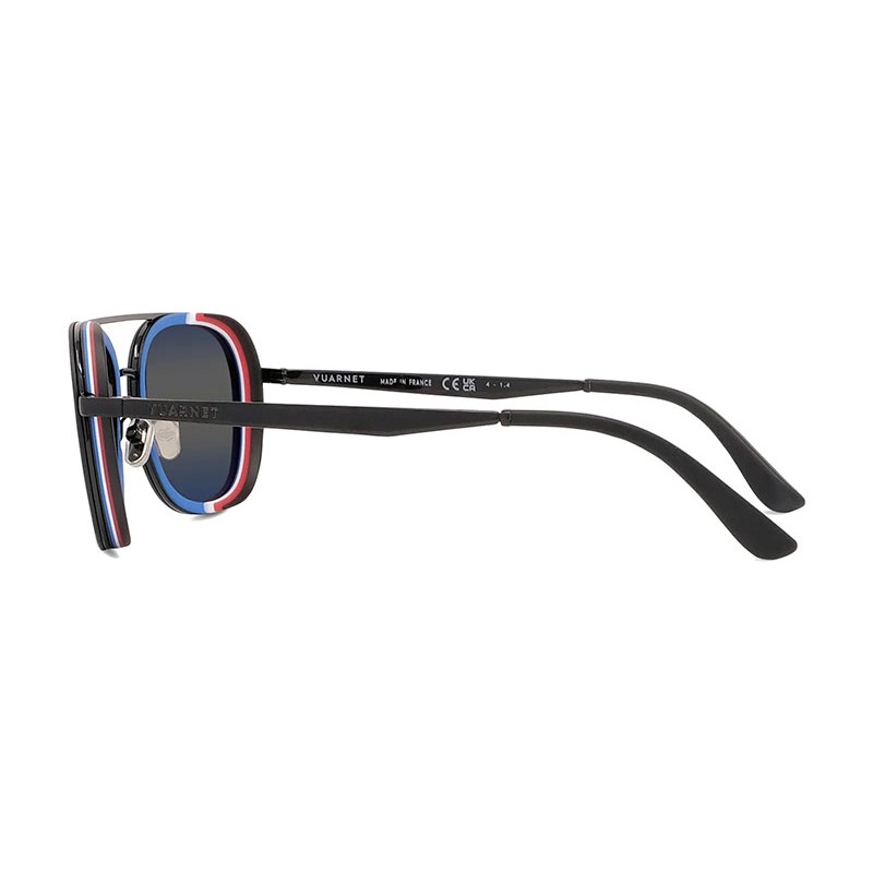Vuarnet EDGE LARGE 04 Noir Flag/Pure Grey (05A)
