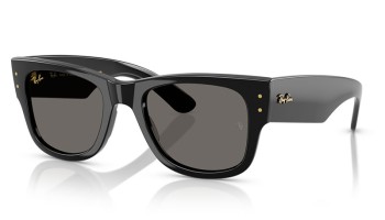 Ray Ban Mega Wayfarer Blacked Out RB0840S - 6826J5