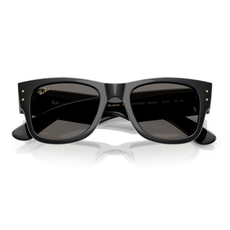 Ray Ban Mega Wayfarer Blacked Out RB0840S - 6826J5