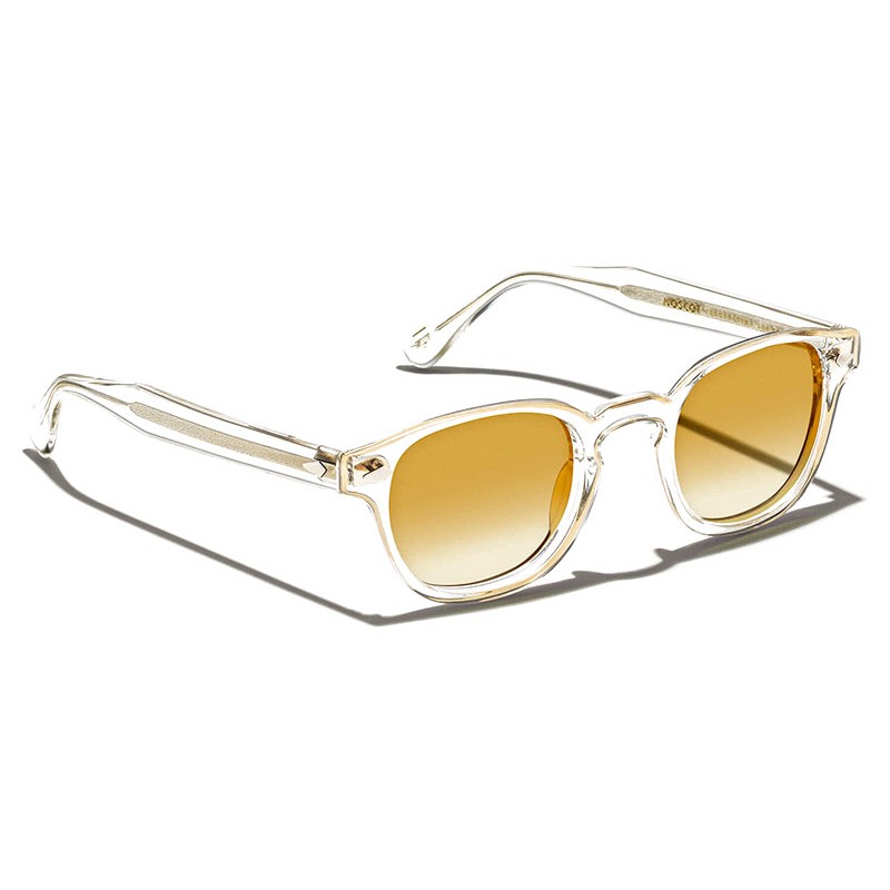 Moscot LEMTOSH 110 SUN Crystal/Gold - Chestnut Fade