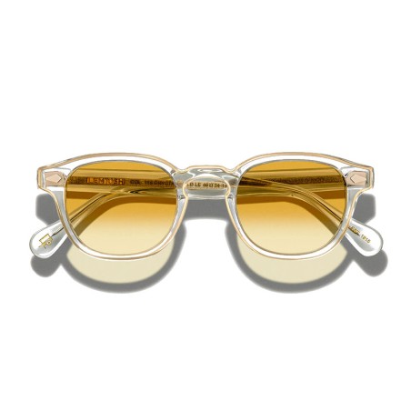 Moscot LEMTOSH 110 SUN Crystal/Gold - Chestnut Fade