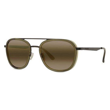 Vuarnet EDGE LARGE 04 Noir Mat - Vert Foncé / Brownlynx (96G)