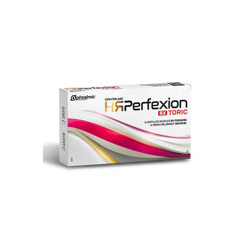 Ophtalmic HR Perfexion RX Toric 6 lentilles