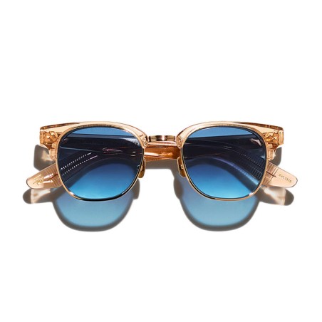 Moscot TINIF SUN Cinnamon Gold - Denim Blue