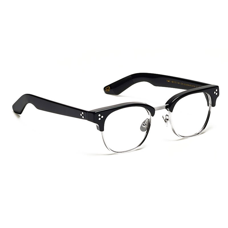 Moscot TINIF Black Silver