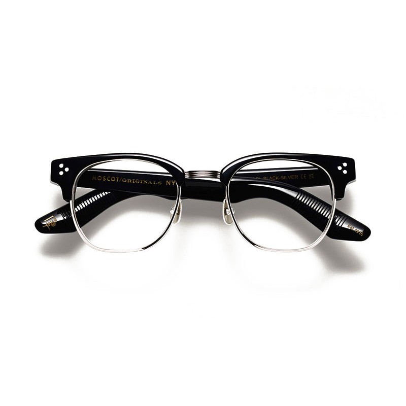 Moscot TINIF Black Silver