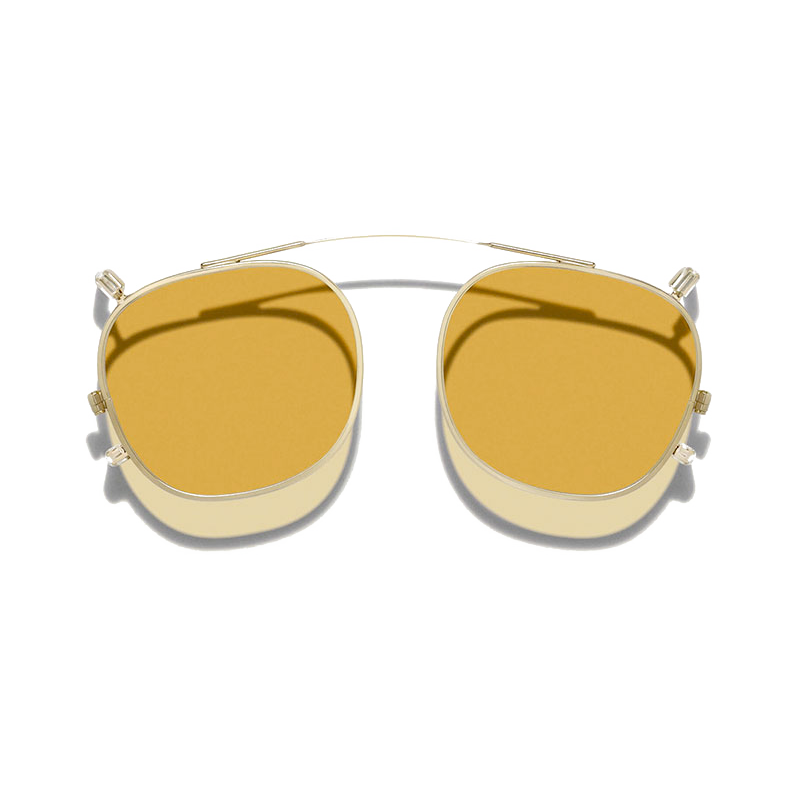 Moscot DOLT CLIP Gold - Amber