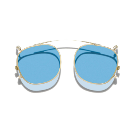 Moscot DOLT CLIP Gold - Celebrity Blue