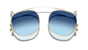Moscot DOLT CLIP Gold - Denim Blue