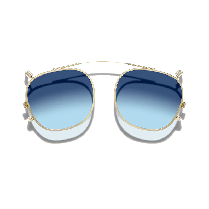 Moscot DOLT CLIP Gold - Denim Blue