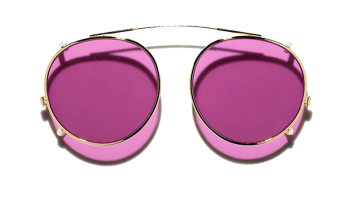 Moscot CLIPZEN Gold - Purple Nurple